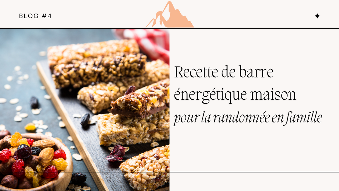 Recette de barre énergétique maison pour la randonnée en famille